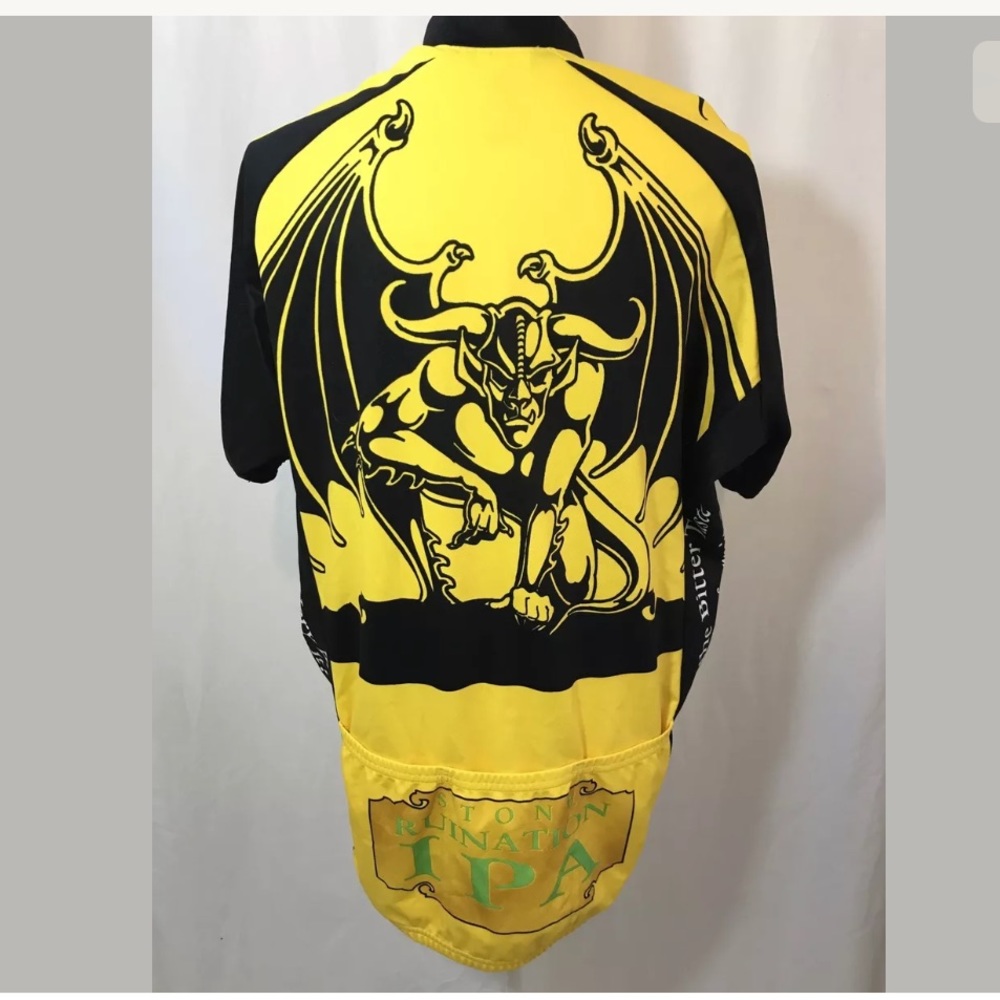 Men’s large cycling shirt ipa canari ruination